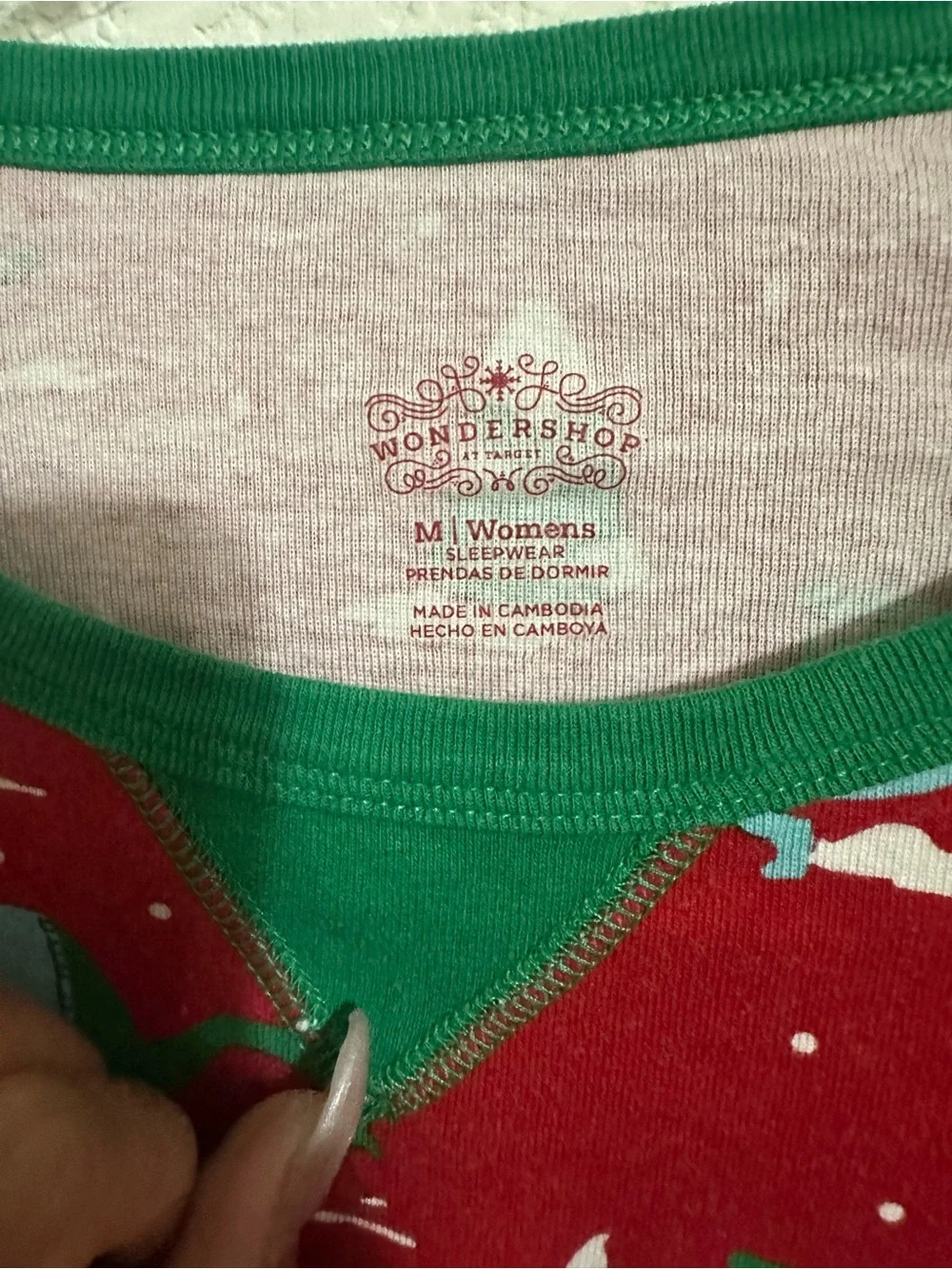 Target Woman’s Christmas Pajama Set Wondershop Size Medium Dinosaur Print - Picture 4 of 5